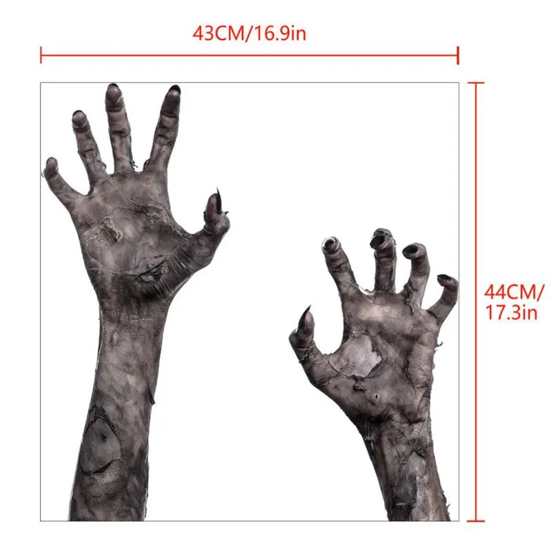 3D наклейка на стене Хэллоуин украшение привидение ручная съемные самоклеящиеся