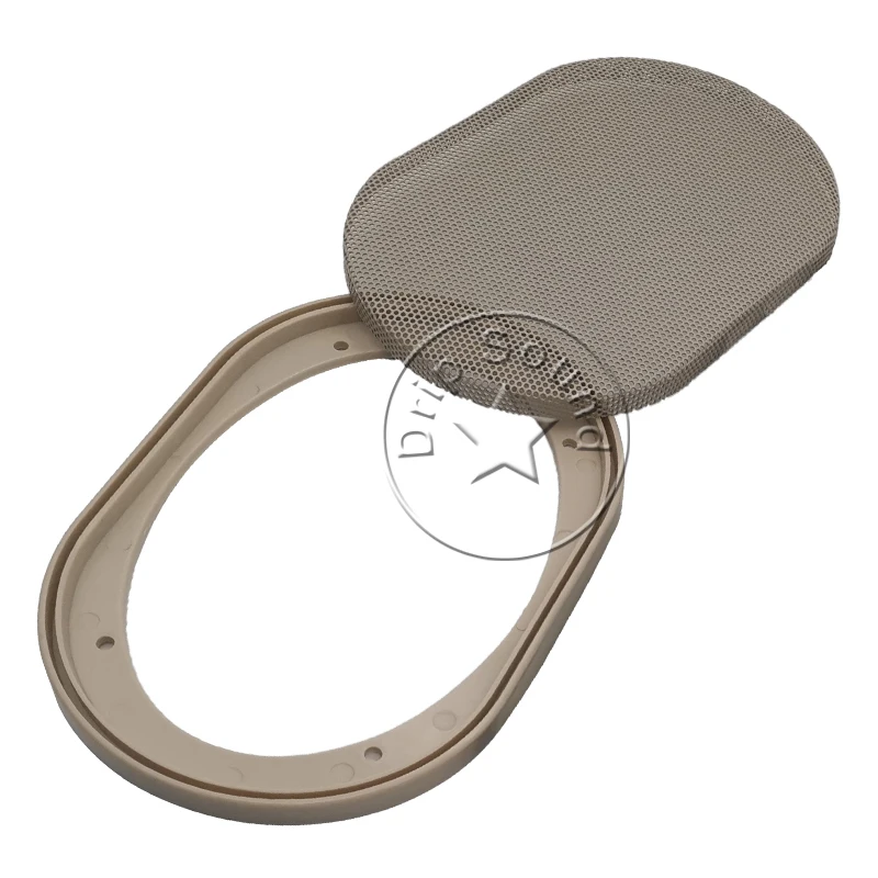 Сетчатая Крышка для автомобильной аудиосистемы декоративная круглая