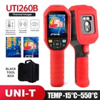 UNI-T UTi260B Инфракрасный Тепловизор-15  550 C промышленная тепловизионная камера ручной инфракрасный термометр 256*192 пикселей