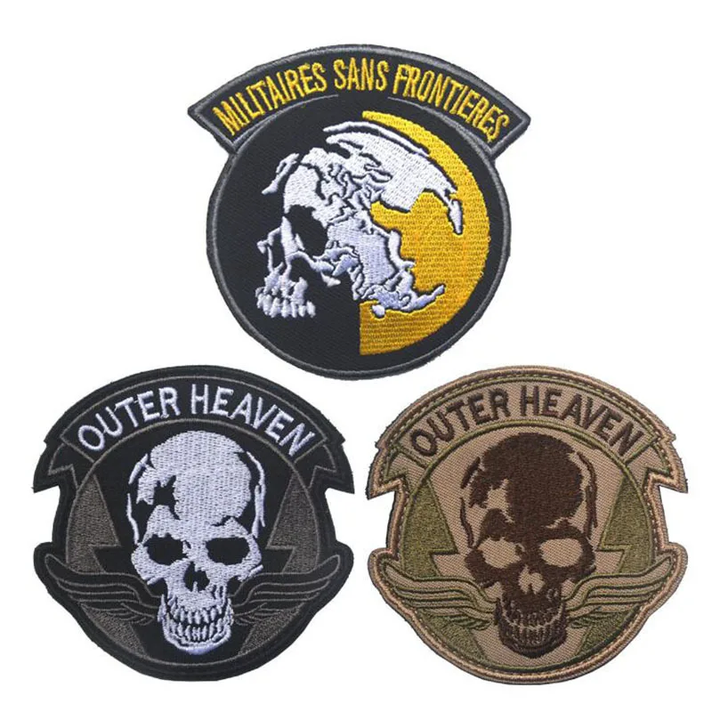 Нашивка на руку с вышивкой Мир Уокер MGS внешнее небо | Дом и сад