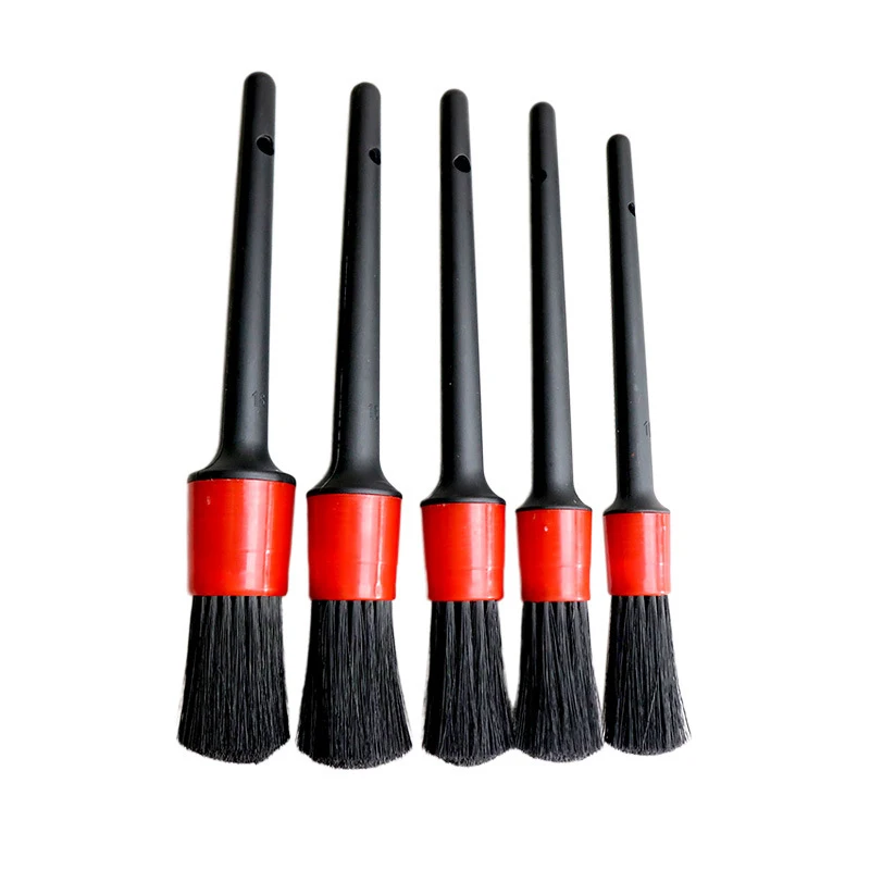 

5pcs Car Detailing Brush Auto Cleaning Car Cleaning Detailing Set Dashboard Air Outlet Clean Brush Tools Car Wash Accessories