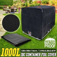 4 colors outdoor garden waterproof cover 1000 liters ibc rain water tank container ton barrel sun protective foil dust covers