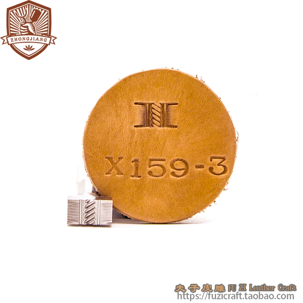 

Кожаный ремесло Печать нержавеющая сталь Zhongjiang Shiwen инструменты