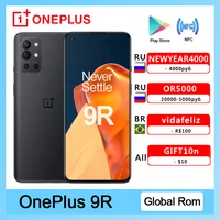 original global rom oneplus 9r 5g smartphone 9 r snapdragon 870 8gb 128gb 6 55 120hz amoled screen 65w warp mobile phone