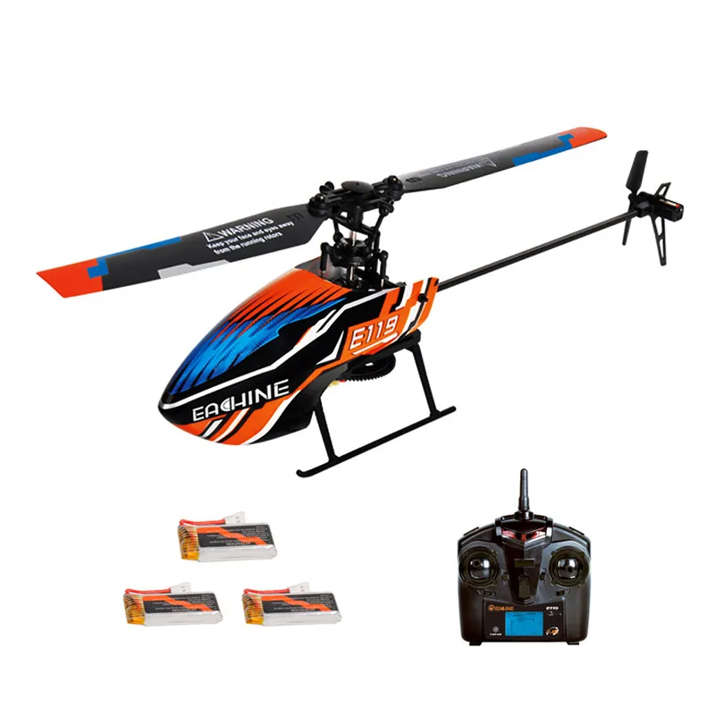Eachine E119 2 4G 4CH 6 осевой беспилотный передатчик с светодиодный дисплеем RC вертолет RTF