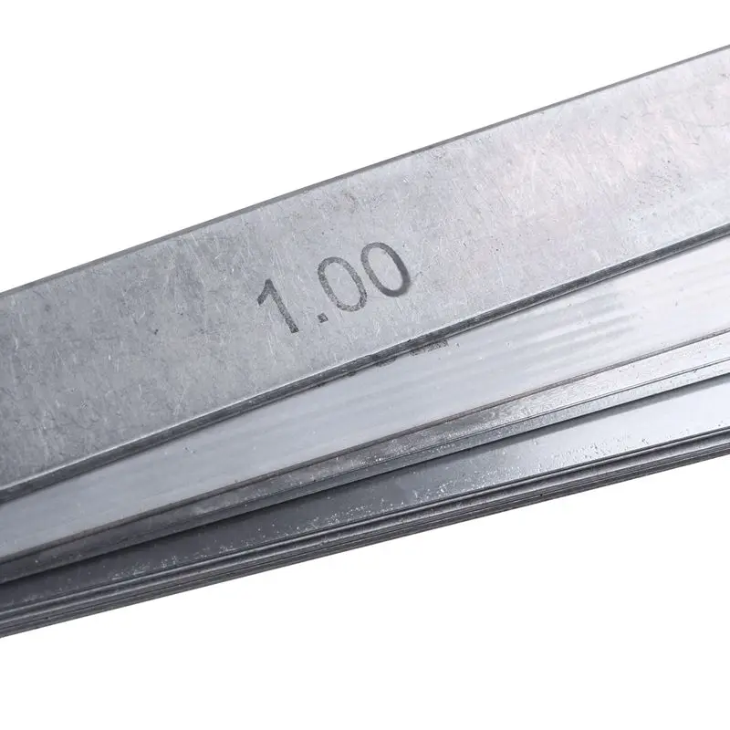 

200mm Long 17 Leaves 0.02mm-1.0mm Gap Thick Measure Feeler Gauge Gage