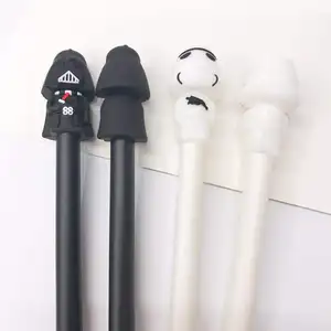 2 шт. пишущая ручка черных гелевых ручек молочного цвета Единорог кошка ручка с животными для написания симпатичные канцелярские принадлежности Kawaii подарок канцелярия; школьные принадлежности 0,5 мм