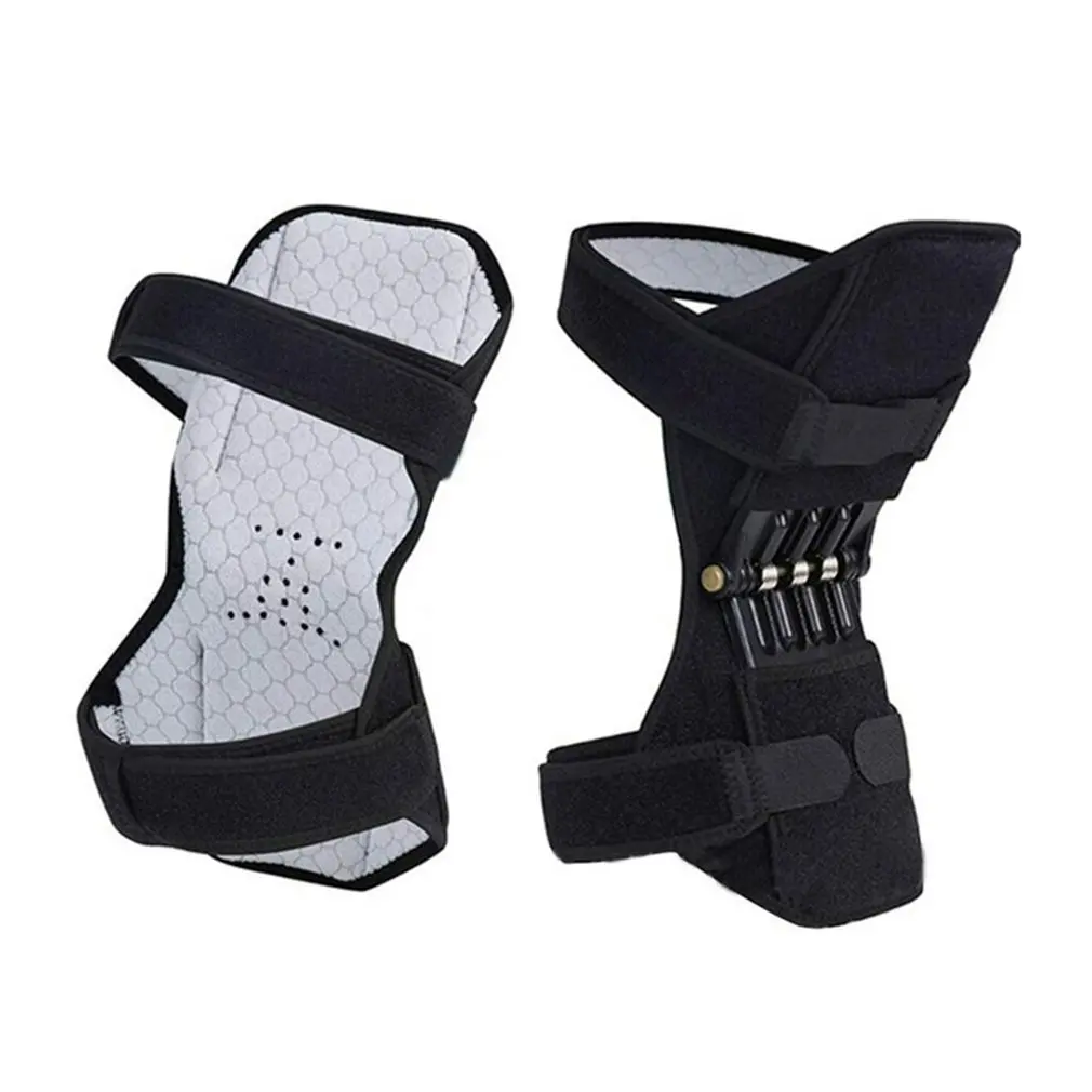 

Joint Support Patella Knee Pad Breathable Non-slip Lift Pain Relief For Knee Power Spring Force Stabilizer Knee Booster Sport