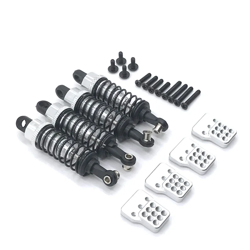 

4Pcs Metal Shock Absorber Damper with Extender Seat for WPL C14 C24 C34 MN D90 D99 MN90 MN99S RC Car Upgrade Parts
