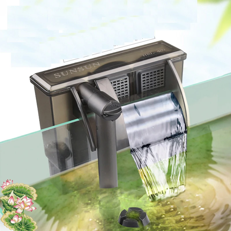 Фильтр для аквариума SUNSUN waterfall фильтр аэрации настенный небольшого размера | Дом
