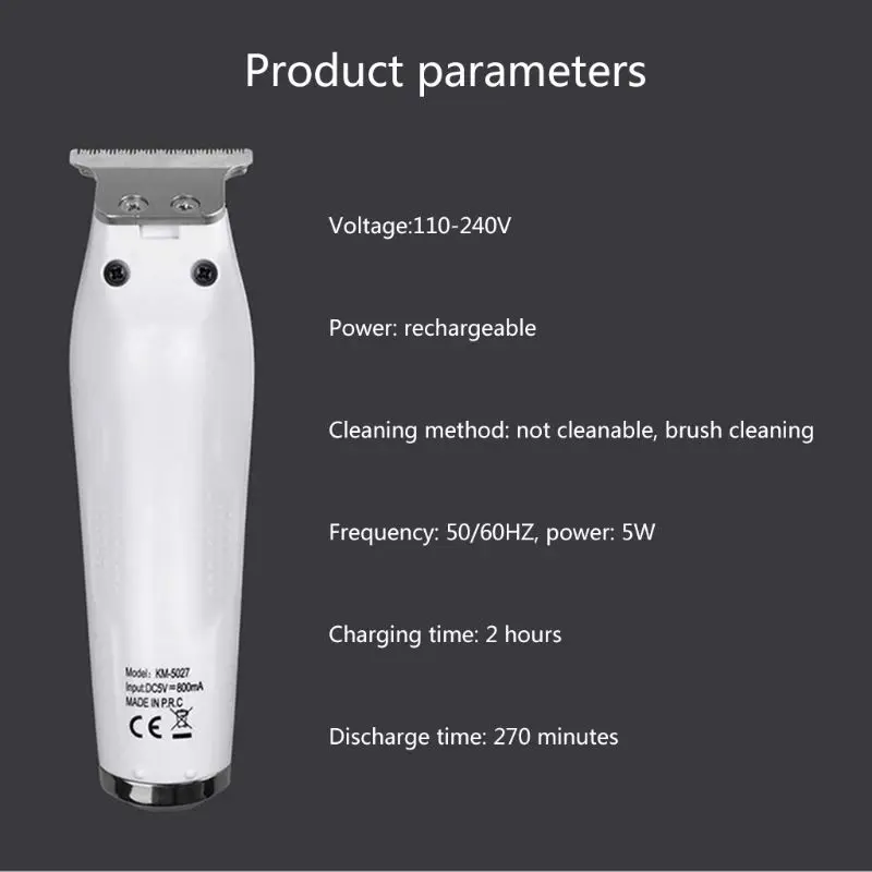 Kemei Electric Hair Clipper LCD Display 0mm Men DIY Beard Baldheaded Trimmer KM-5027 | Бытовая техника