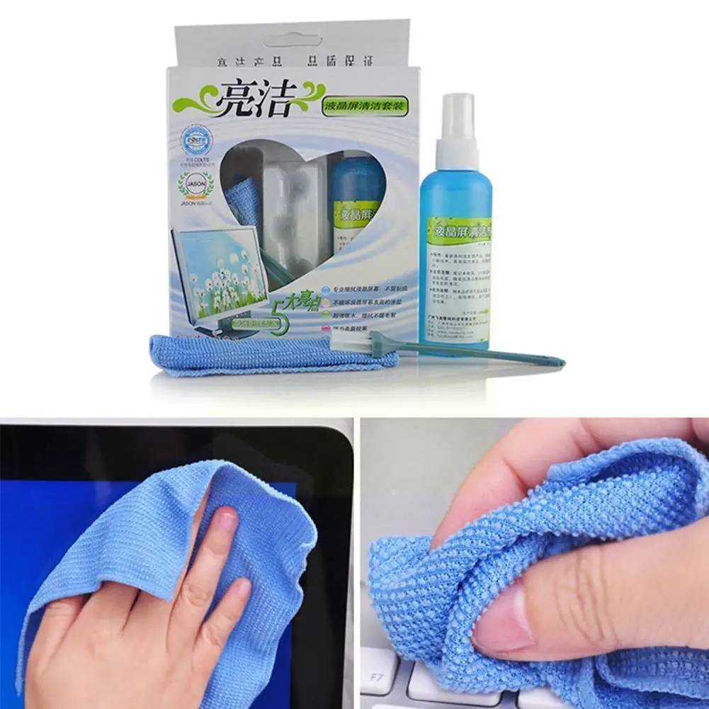 

Laptop Cleaning Kit Lcd Mobile Phone Screen Cleaner Tv Lcd Cleaning Keyboard Phone Tablet Laptop Three-piece Camera V5i4