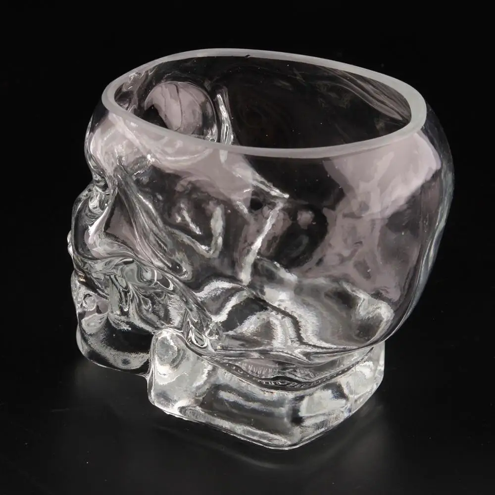 

High Quality Skull Head Vodka Whiskey Glass Cup Drinking Ware Home Bar