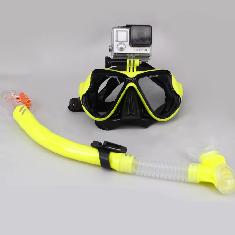 Силиконовая маска для дайвинга с набором подводного плавания Gopro Hero8 7 6 5