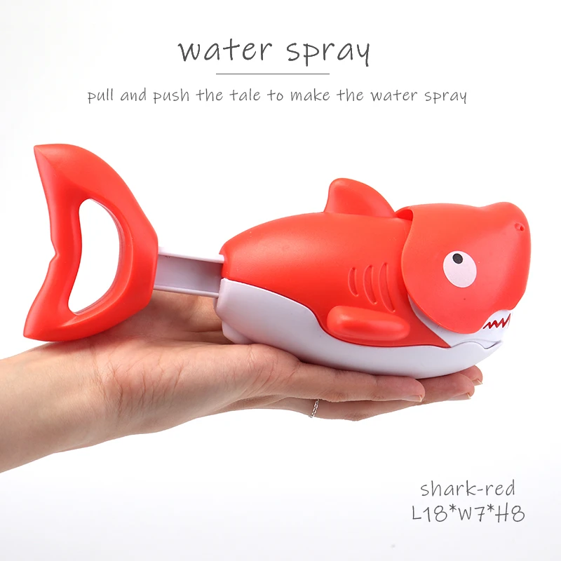 Детский пистолет распылитель для купания детский акулы ванная комната душа