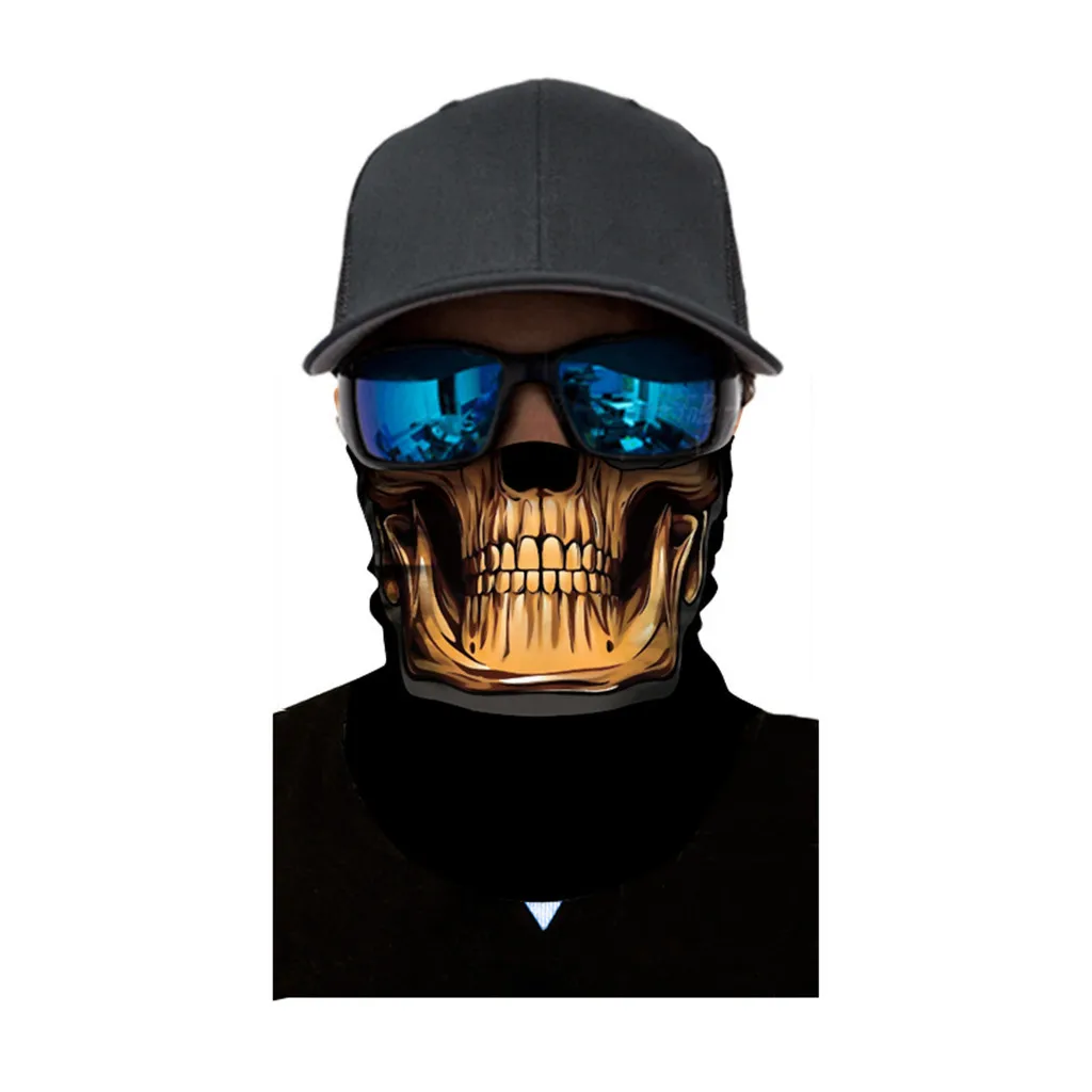 

Outdoor Riding Mask Print Seamless Ear Face Cover Sports Washable Scarf Neck Tube Face Dust Riding Facemask Windproof Bandana