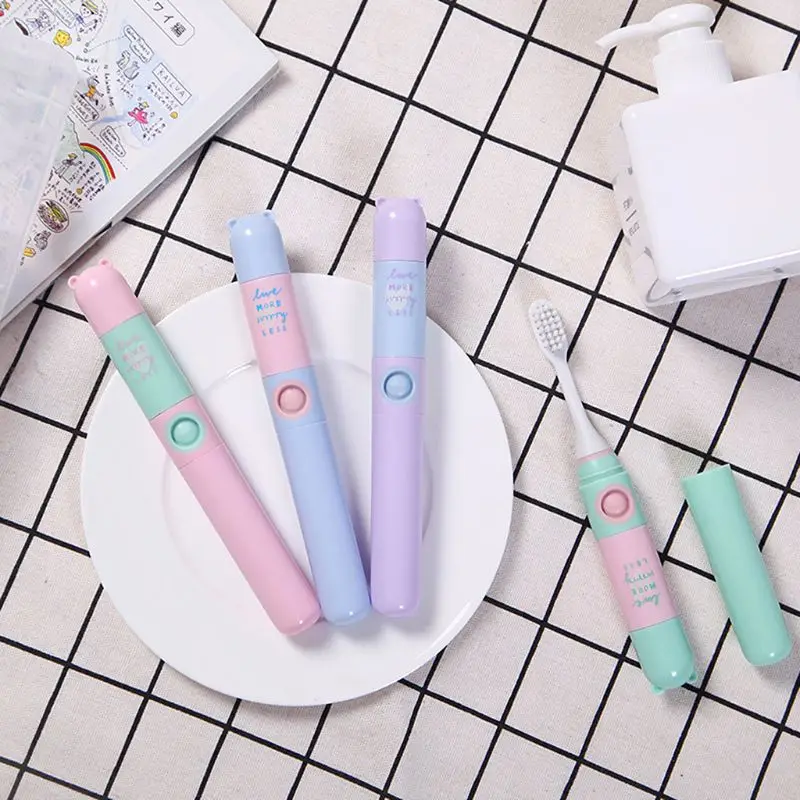 

Children Kids Cartoon Electric Toothbrush Waterproof AA Battery Operated