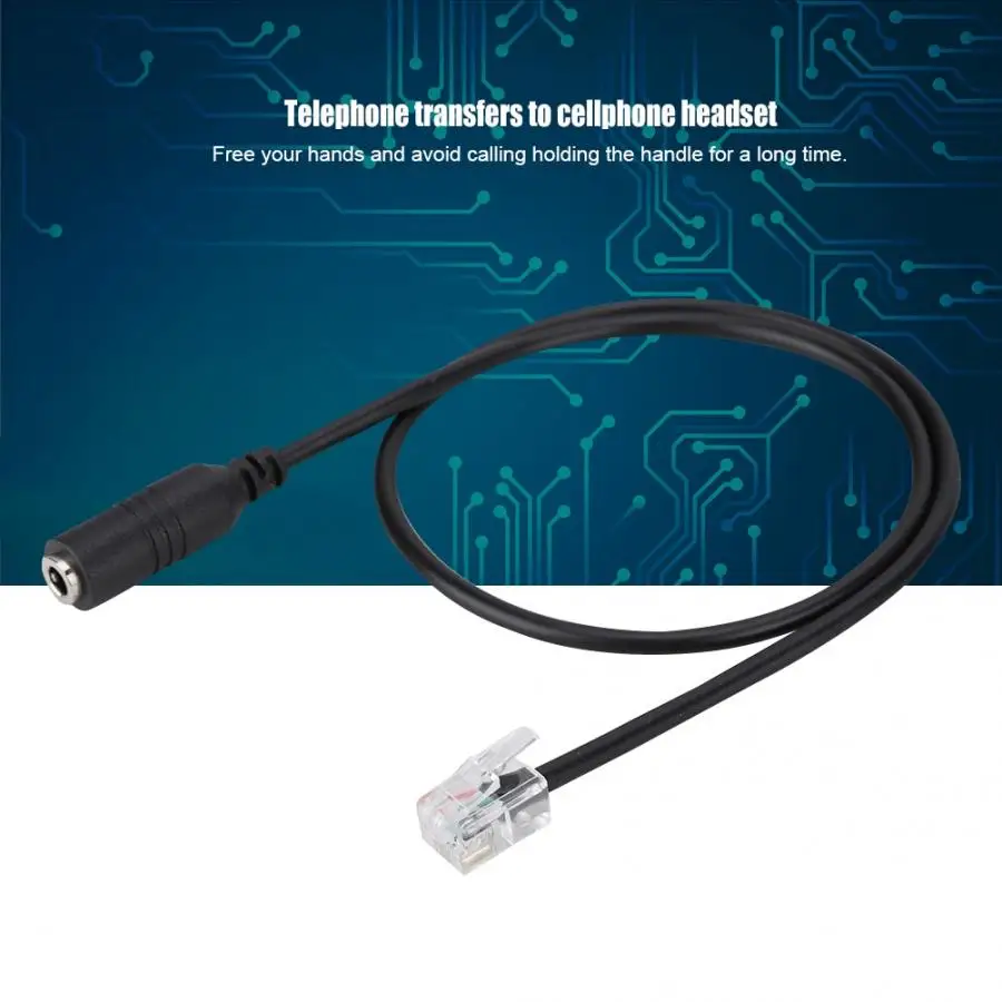 Новый 3 5 мм Интерфейс гарнитуры для смартфонов RJ9/RJ10 Кабель-адаптер офисных