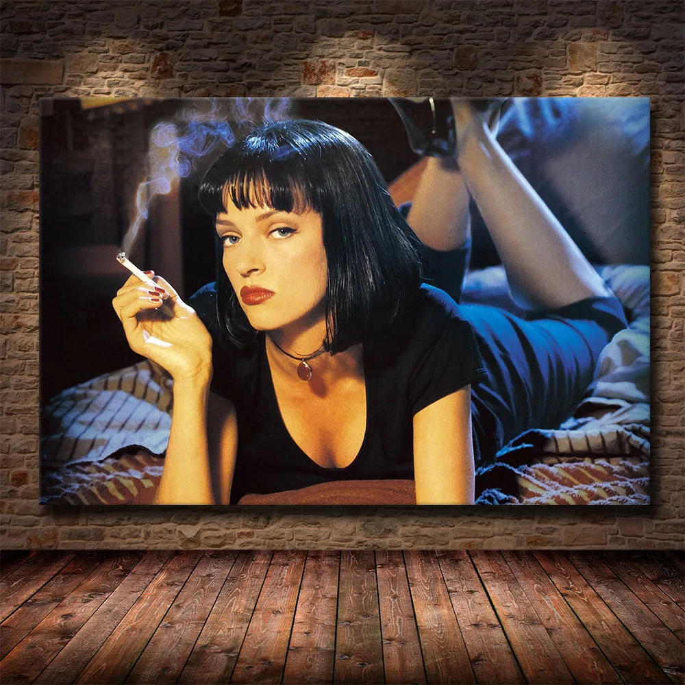 Криминальное художественное оформление на стену классический фильм Квентин