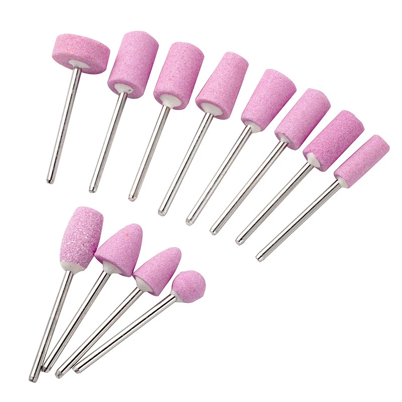 12pcs 30 шт./пакет файл для шлифовки фрезы для маникюра и сверлами для ногтей для удаления кутикулы чистой бит элетрический Фрезер для педикюра аксессуар - Цвет: 12pcs