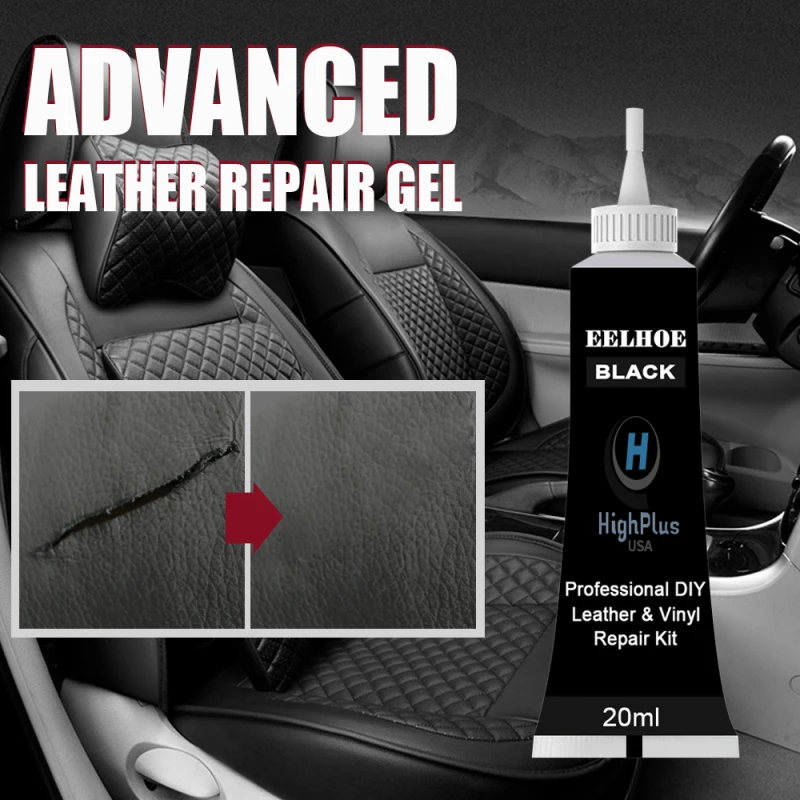 

White/black Color Seat Leather Complementary Refurbishing Cream Paste Cleaner 20ml Wash&Maintenance Car/Home Leather Repair Gel