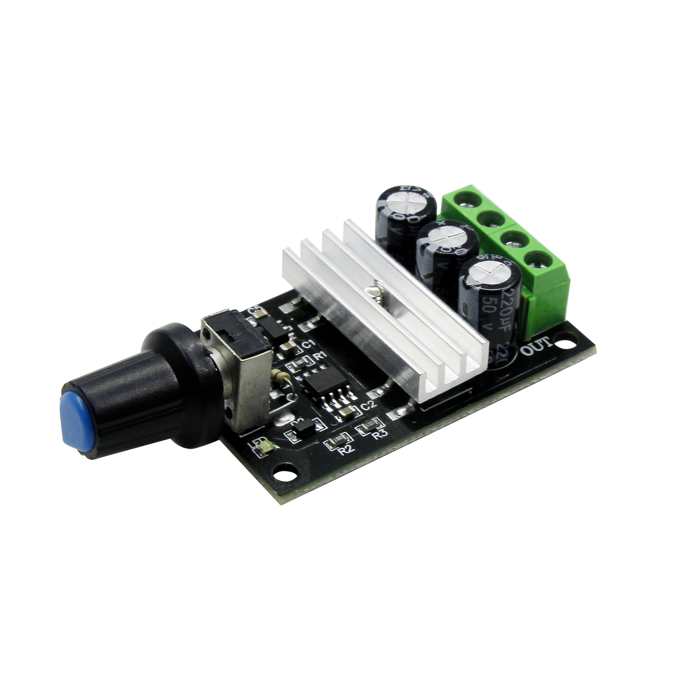 Контроллер скорости двигателя 1203B PWM DC 6 в 12 В 24 28 3 А новый контроллер