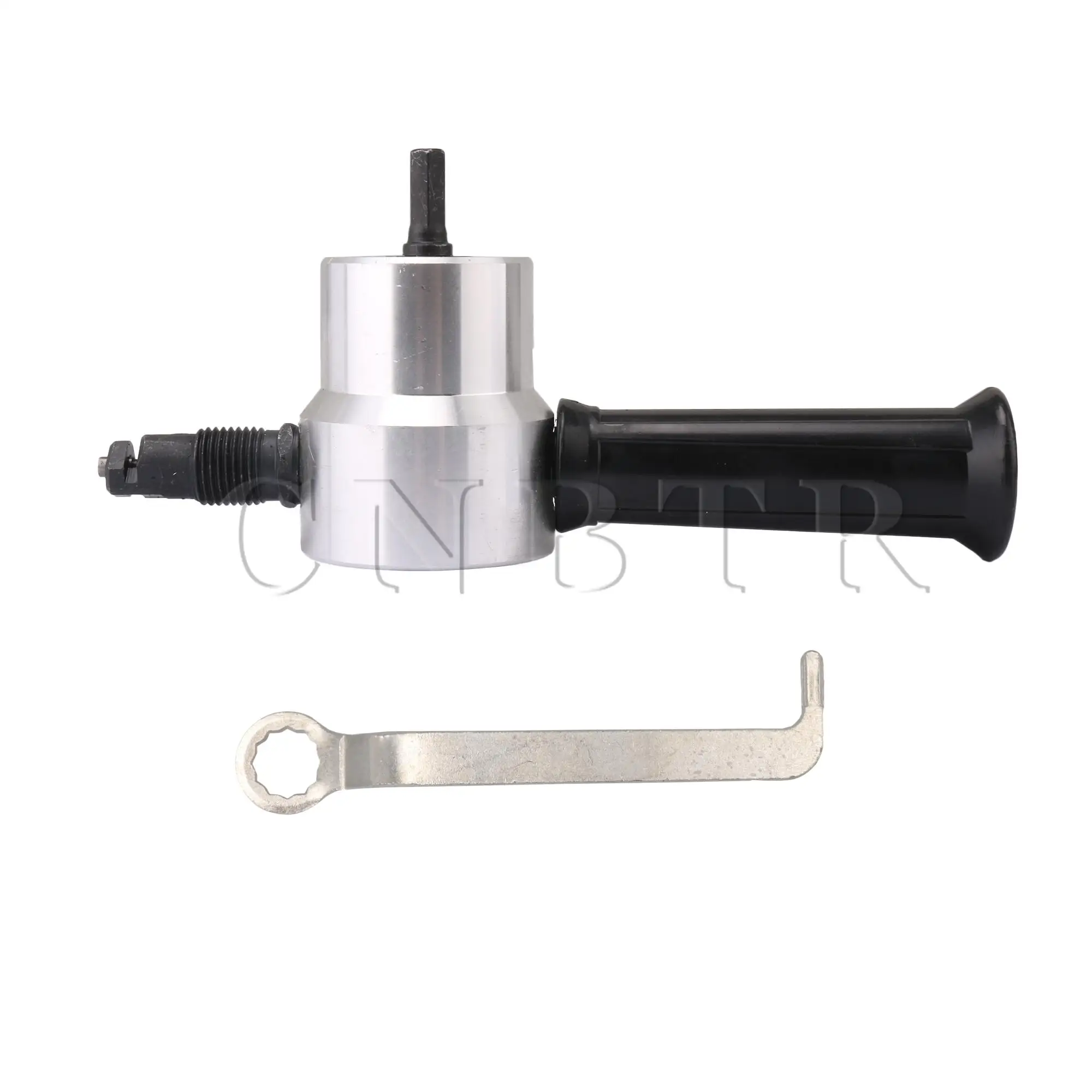 

CNBTR Silver Metal Double Head Sheet Cutter for Electric Drill Accessories