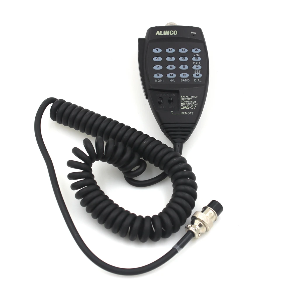 Alinco EMS 57 8pin DTMF ручной микрофон Микрофон для КВ/мобильный DX SR8T SR8E 70T 77T с бесплатной