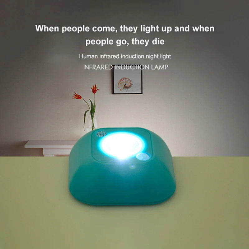

Camping Light-controlled Human Sensor Horse Lamp Night Light LED Dual Sensor Energy Saving Creative Bedside Wardrobe Cabinet