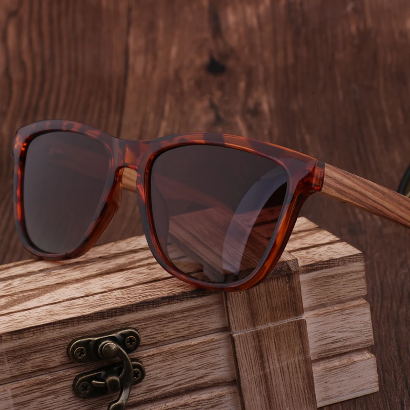 

Fashion Tortoiseshell Brown Wooden Glasses Men Women Classic Vintage Retro Polarized Sunglasses Women Sunglasses Polarized UV400