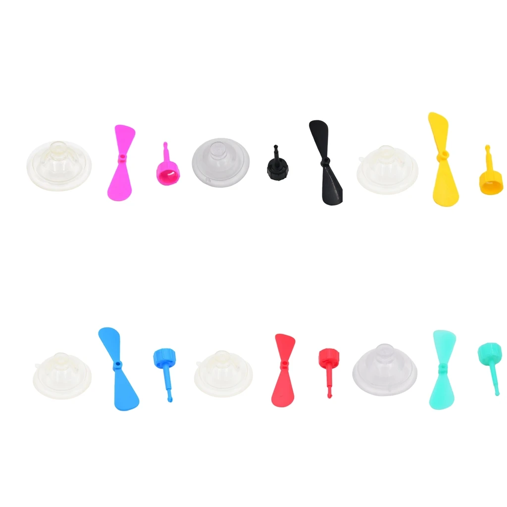 

Lightweight Rubber Motorcycle Bike Helmet Suction Cup Propeller Accessories