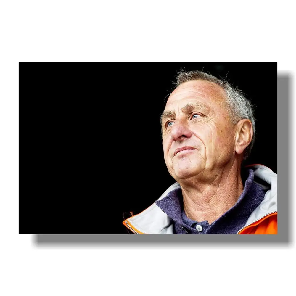 Johan Cruyff футбольная Легенда Искусство Шелковый плакат печать 36x48 дюймов голландский Футбол Звезда Фотографии Декор комнаты - Цвет: Лиловый