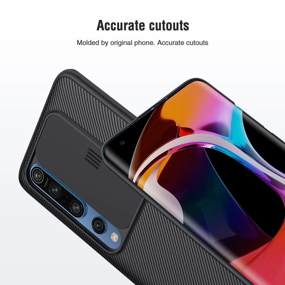Чехол для Xiaomi Mi 10 NILLKIN CamShield крышка камеры защита конфиденциальности Классический