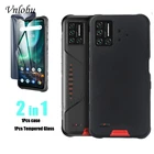 Противоударный чехол-накладка 2 в 1 для Umidigi Bison GT, силикон чехол для телефона, мягкий, ТПУ, защита из закаленного стекла для экрана