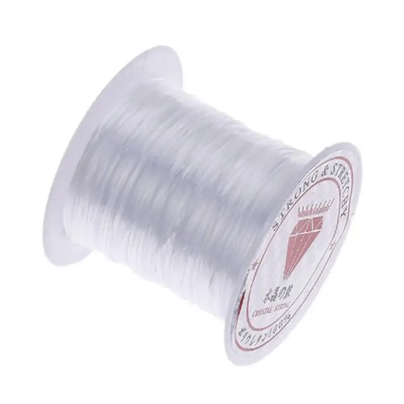 10 м катушка из эластичной проволоки для браслетов бусины ювелирных изделий