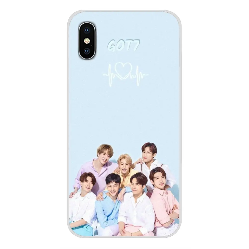 For LG G3 G4 Mini G5 G6 G7 Q6 Q7 Q8 Q9 V10 V20 V30 X Power 2 3 K10 K4 K8 2017 Accessories Phone Cases Covers Boy Group Kpop GOT7 | Мобильные