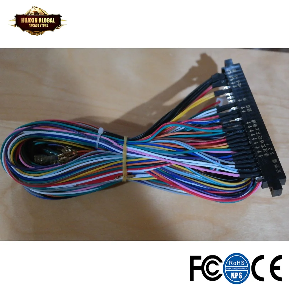 Аркадный жгут проводов JAMMA 56 Pin с интерфейсом шкафа ткацкий станок многоадресный