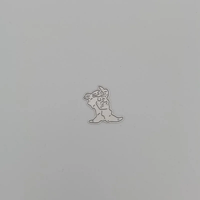 Две милые кролики металлический Трафаретный вырубной штамп Трафареты набор