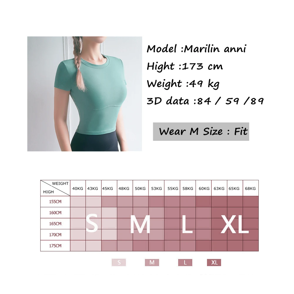 Компрессионная футболка для женщин однотонные колготки топы бега Женская майка