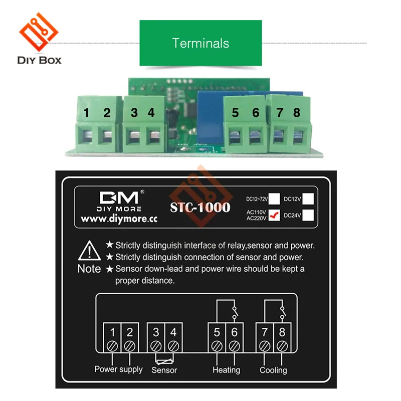 STC-1000 SHT2000 AC 110V 220V Цифровой термостат гигростат регулятор температуры влажности Регулятор терморегулятор гигрометр