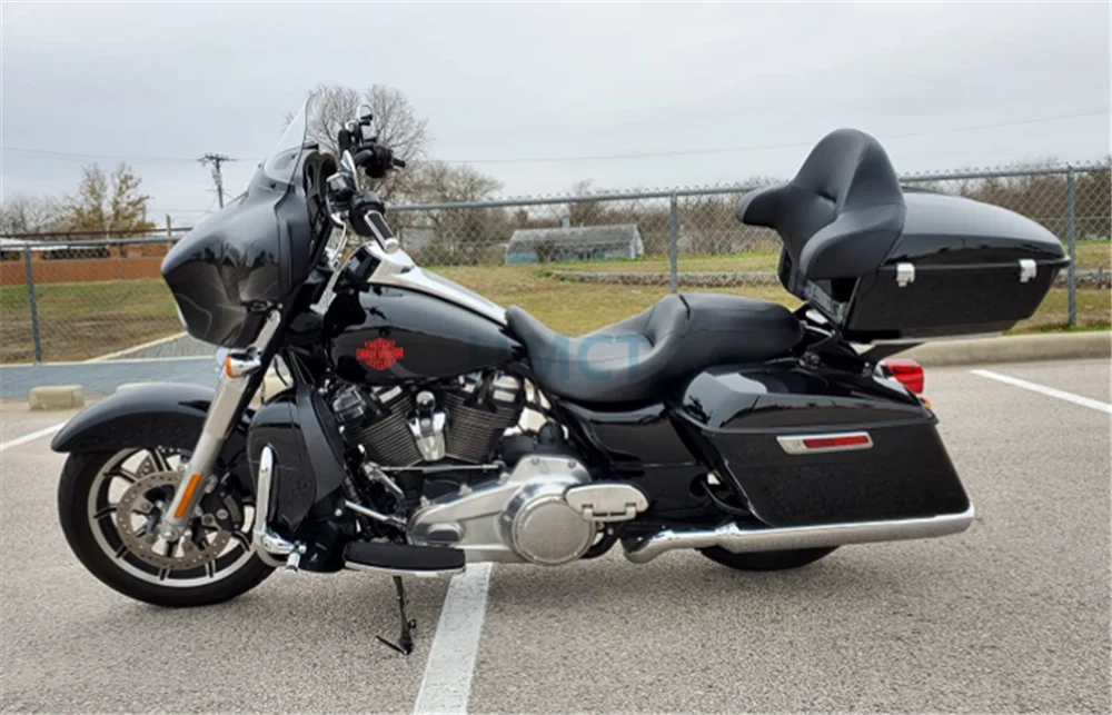 Мотоциклетный водонепроницаемый ABS King Tour Pack Pak Top Tail Box для Harley Road Street Glide Ultra Electra CVO