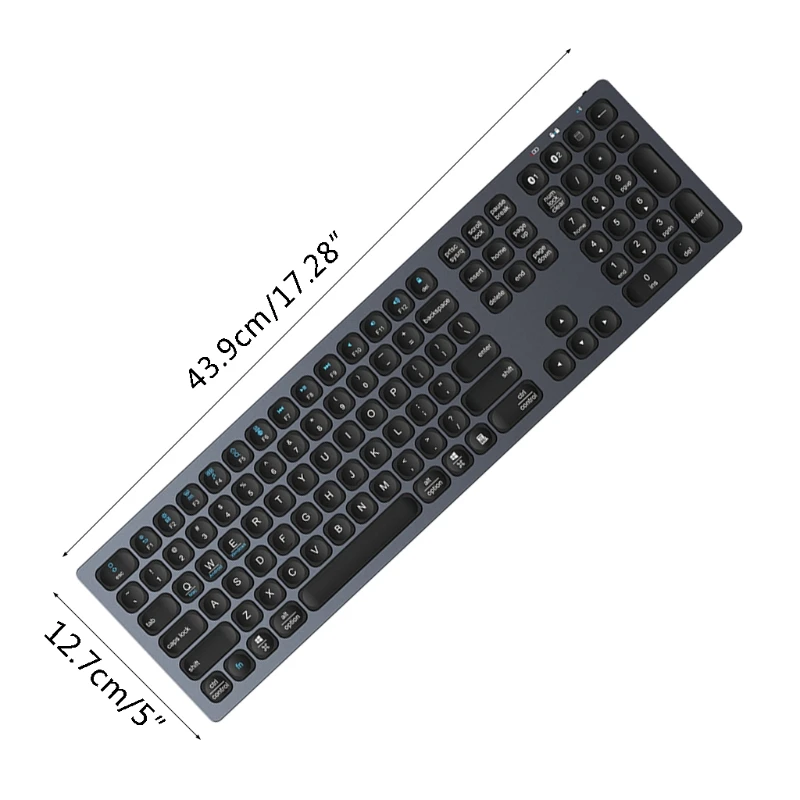 

40GD Rechargeable Bluetooth-Compatible Keyboard Slim Keyboard Stable Connection