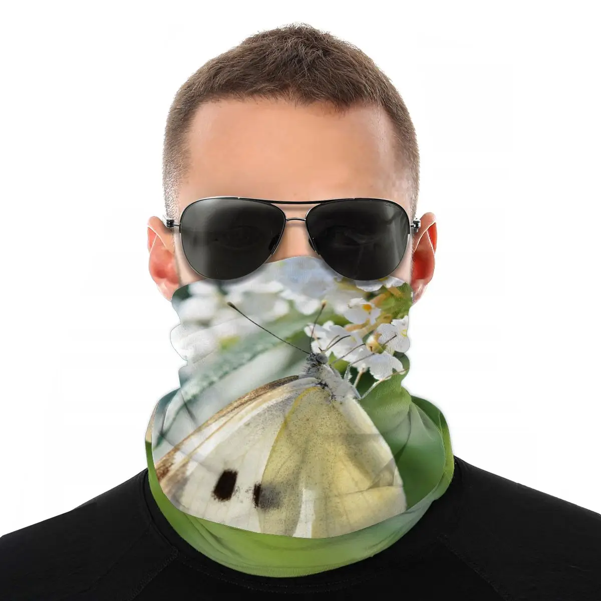 

Ling и шарф с бабочкой, маска для лица, маска для лица для мужчин и женщин модные гетры шеи Балаклава банданы защитные головные уборы на открыт...