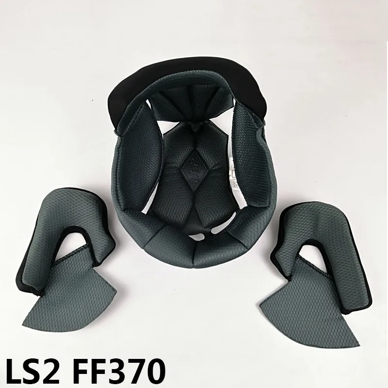 FF370 LS2 FF352 полный уход за кожей лица мото rcycle шлем Подкладка Съемный и моющийся внутренний коврик LS2 ff352 Мото шлем подкладка - Цвет: FF370