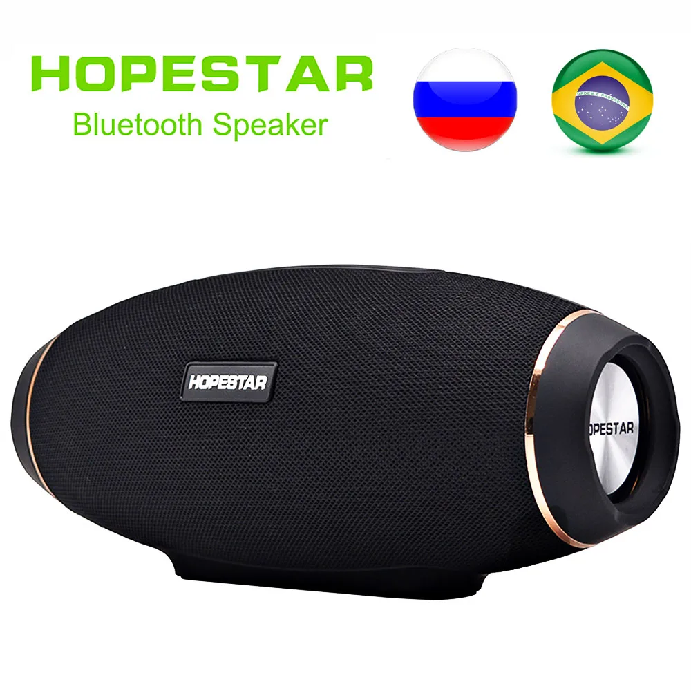 EStgoSZ HOPESTAR H20 беспроводной портативный Bluetooth динамик 30 Вт Водонепроницаемый лучший бас открытый эффект с power Bank USB Мобильный AUX