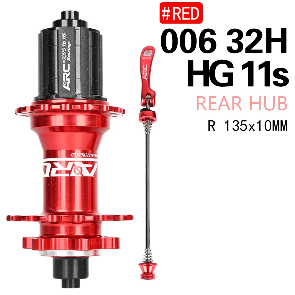 Велосипедные Ступицы Arc Mt006 4 Подшипника Nbk 28/32/36 Отверстий 6-болтовые Дисковые