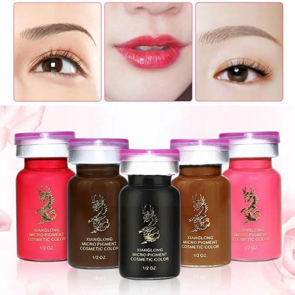 

Semi Permanent Makeup Eyebrow Inks Lips Eye Line Tattoo Eyebrow Pigment Inks Color Microblading Color Tattoo R9N9