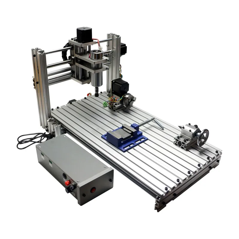 Гравировальный станок DIY CNC 3060 Металл 3/4/5 ось для дополнительного 400 Вт постоянный