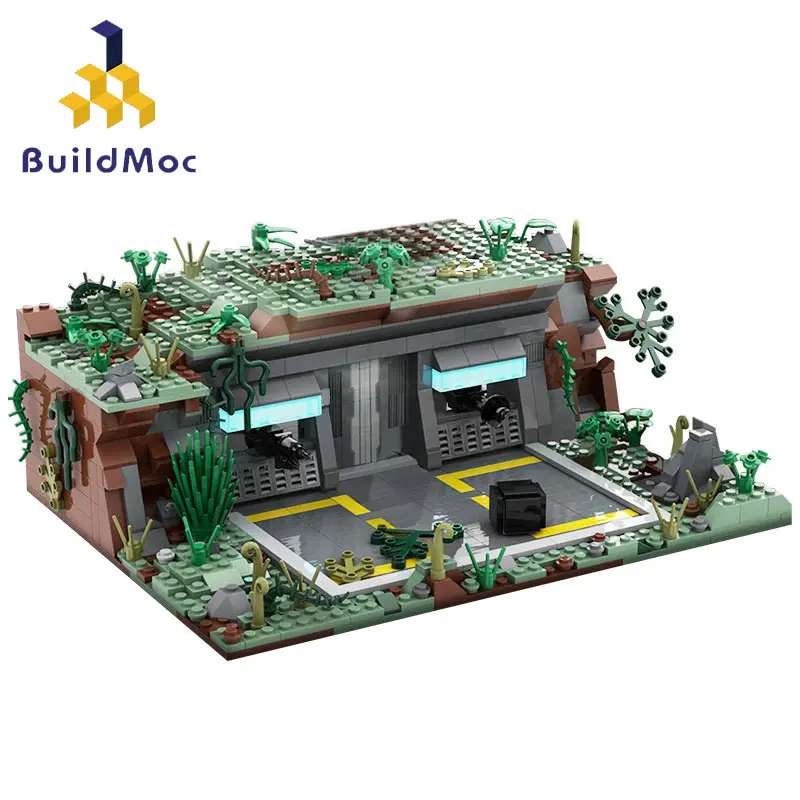 

Buildmoc кинозвезда MOC-54447 SW база пост DIY конструкторных блоков, Детские кубики сборки Конструкторы для Детский подарок 1049 шт.