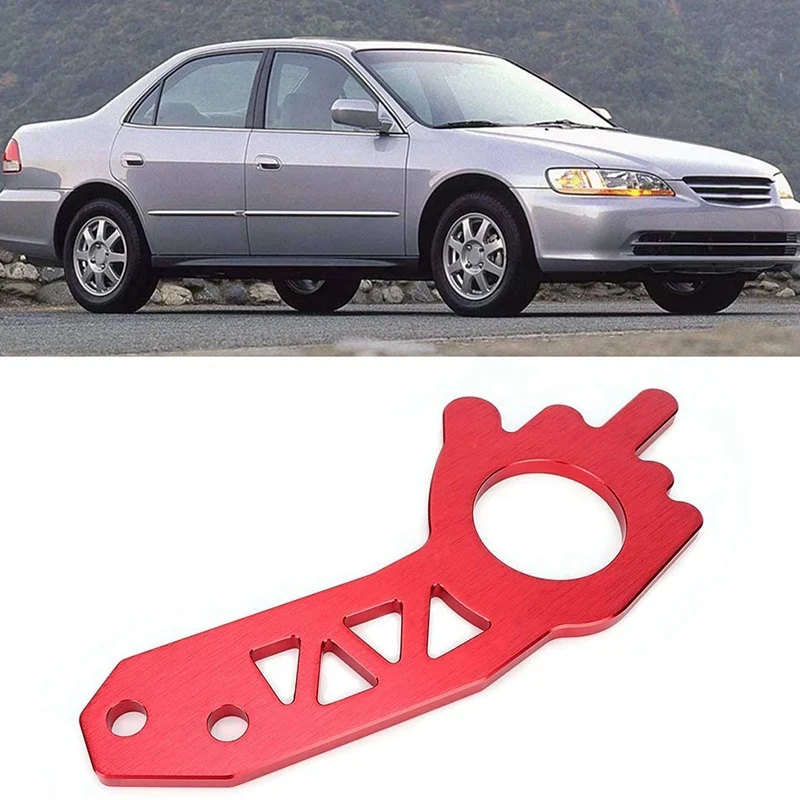 

Universal Red Aluminium Alloy Car Truck Front Rear Tow Hook Ring Kit Cars Auto Towing Tools Accessories